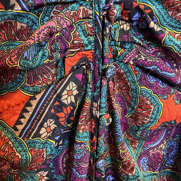 NWOT Veronica Beard Simmons V-neck Puffed Long Sleeve Silk Fitted Blouse SIZE 10 - Picture 5 of 8